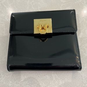 Salvatore Ferragamo small black wallet